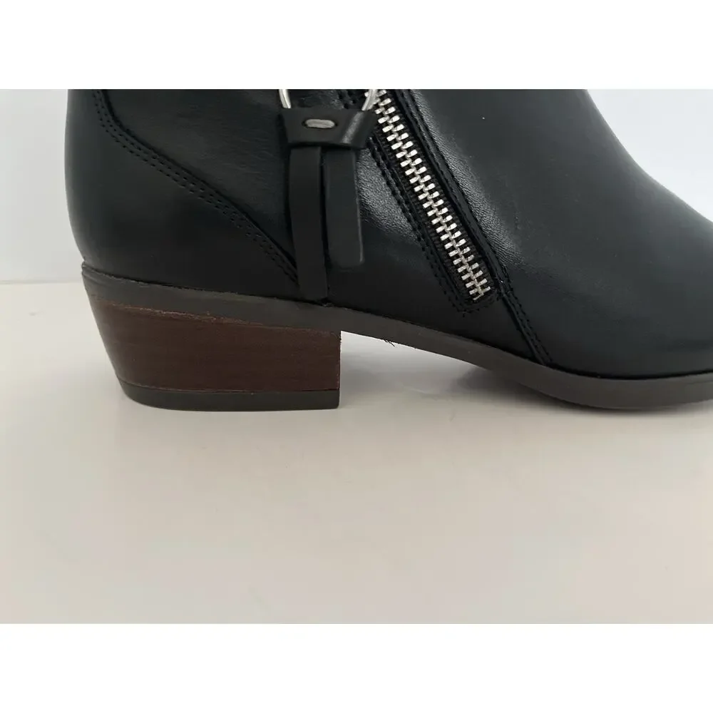 PIKOLINOS DAROCA BLACK LEATHER ANKLE BOOTS EURO SZ 42 US SZ 11, NEW WITHOUT BOX